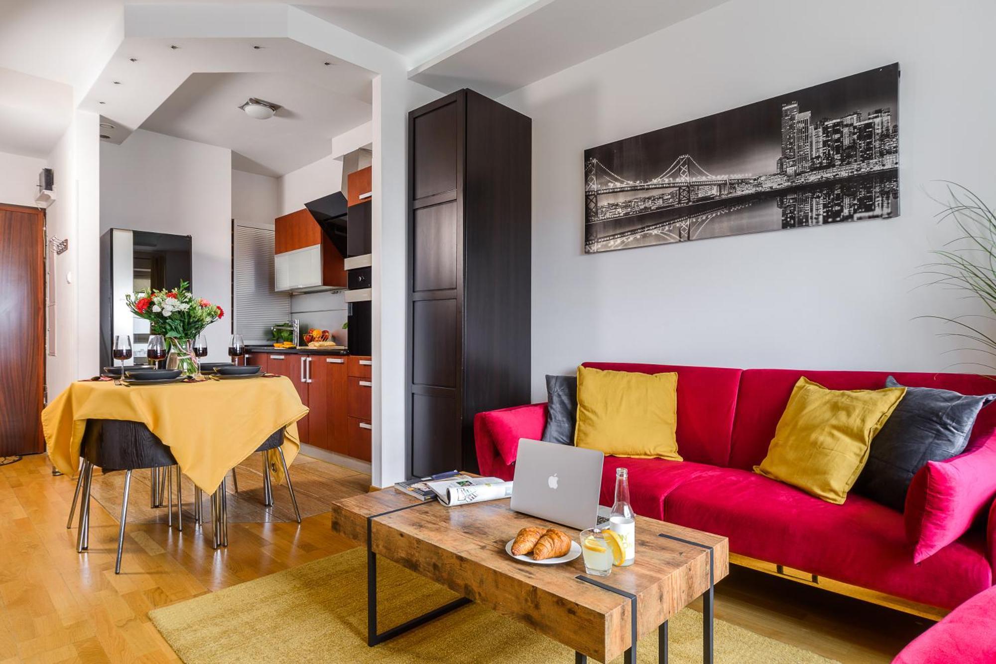 Luxury Apartments In Platinum Tower Варшава Экстерьер фото