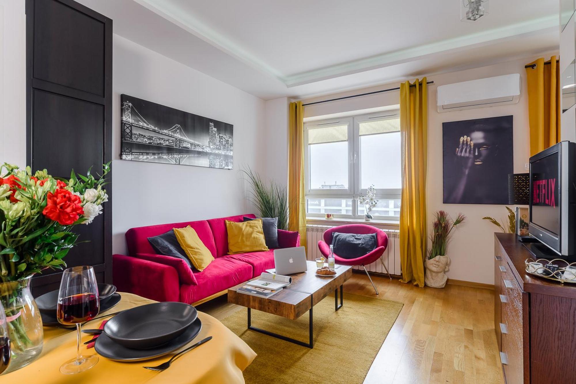 Luxury Apartments In Platinum Tower Варшава Экстерьер фото